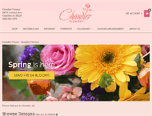 Tablet Screenshot of chandlerflowersaz.com